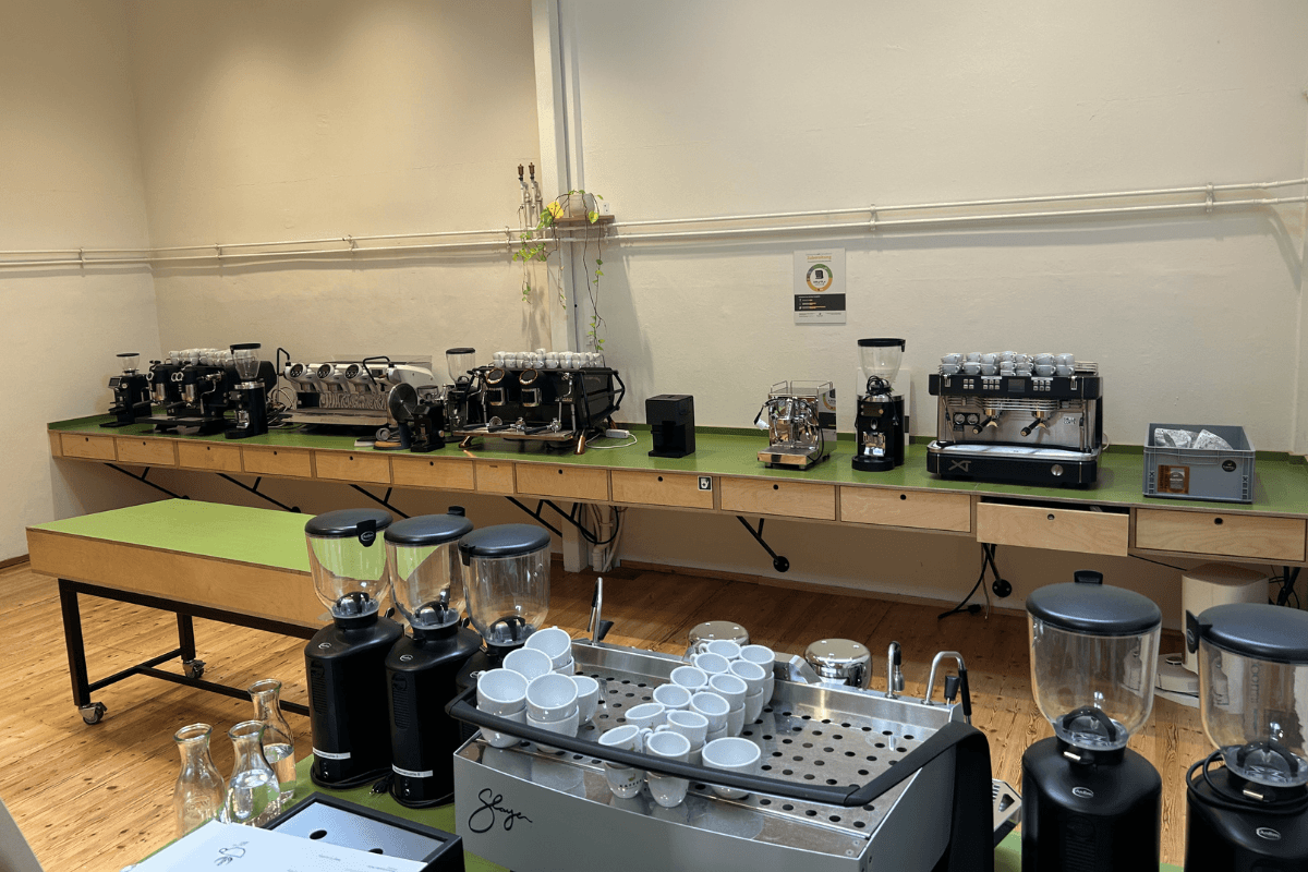 Kaffeemacher:innen Basel Kursraum Espressomaschinen Akademie