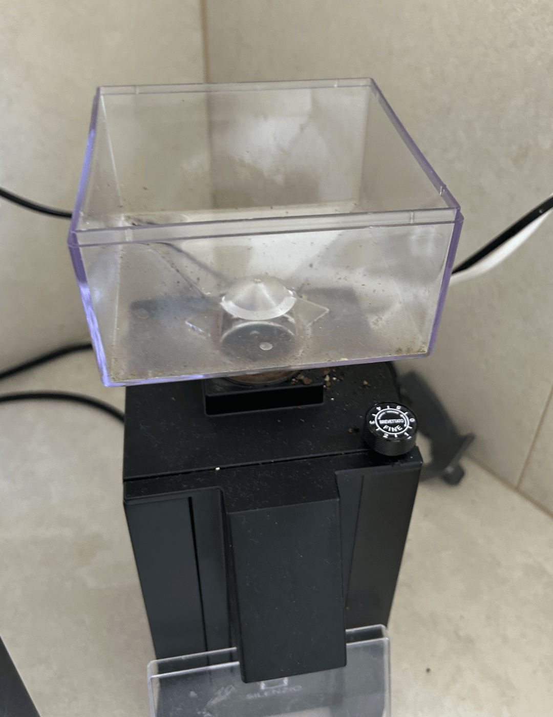 Eureka Mignon Silenzio Kaffeemühle in der Küche