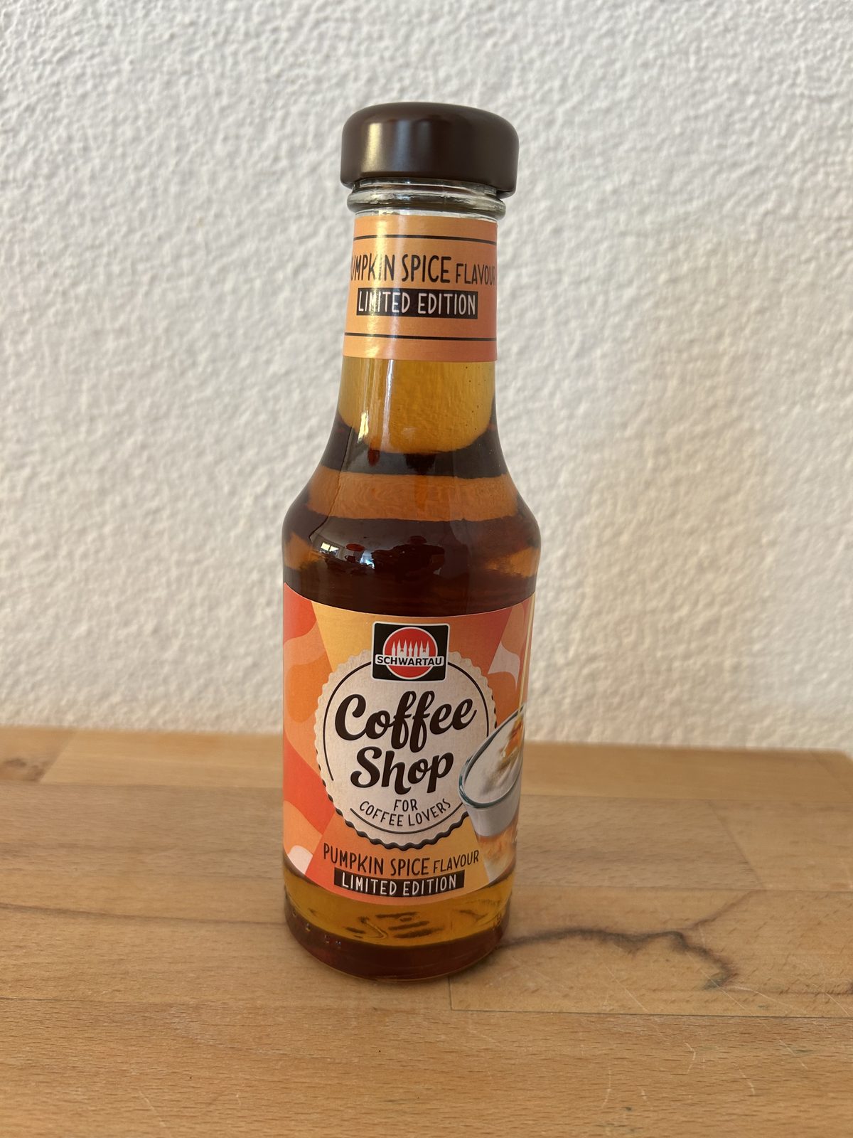 Schwartau Coffee Shop Pumpkin Spice Sirup in der 200-ml-Flasche